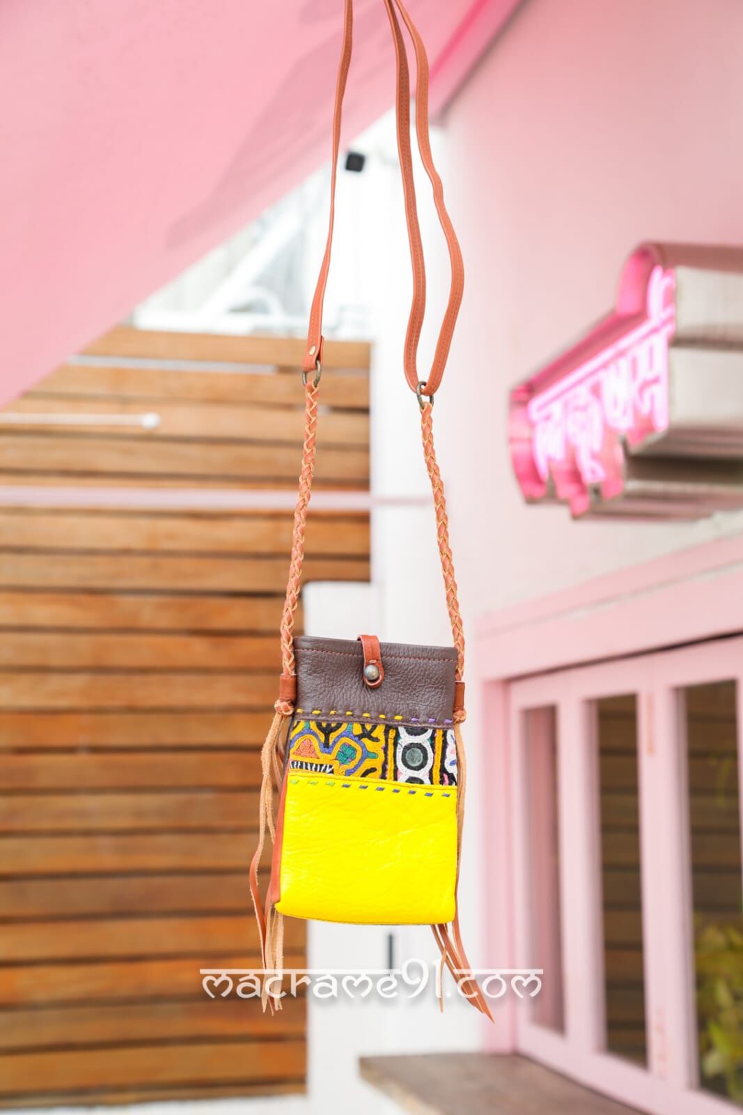 MACRAME 袋 - T1507G- 12 (0316)