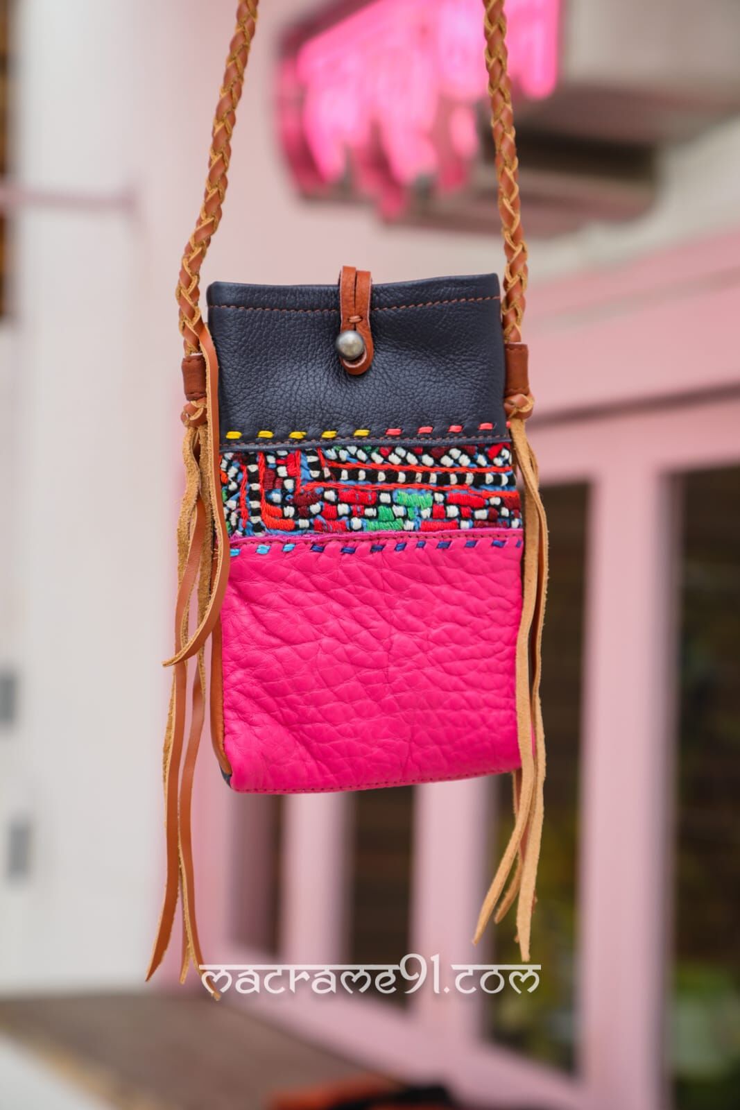 MACRAME 袋 - T1507G- 10 (0316)