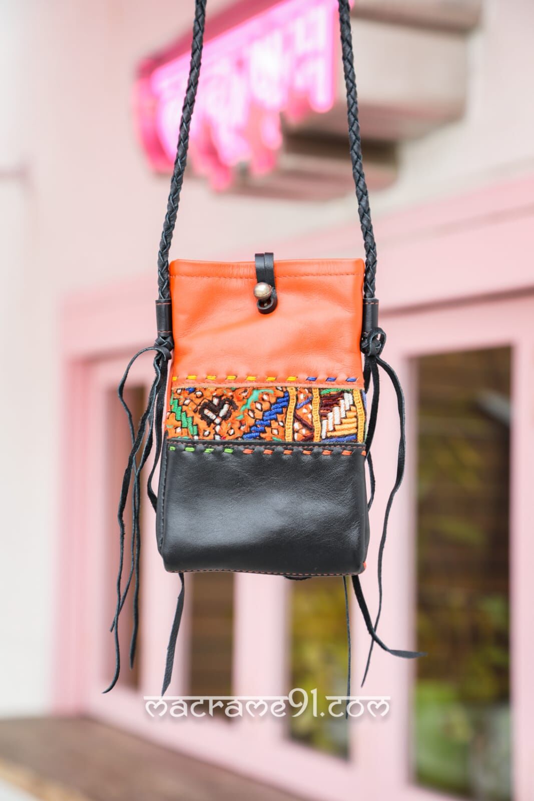 MACRAME 袋 - T1507G- 8 (0316)