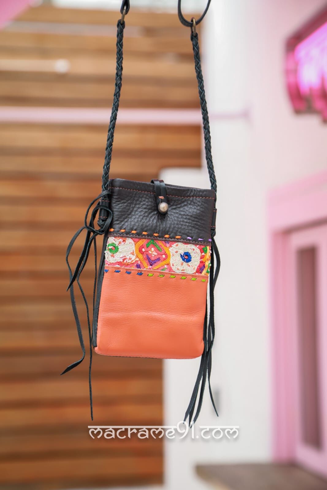 MACRAME 袋 - T1507G- 7 (0316)