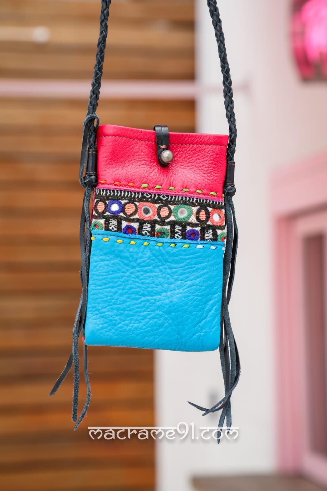 MACRAME 袋 - T1507G- 4 (0316)