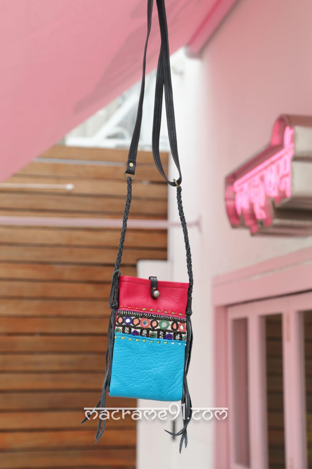 MACRAME 袋 - T1507G- 4 (0316)