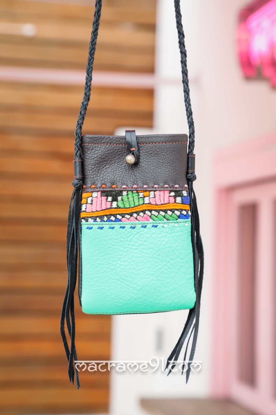 MACRAME 袋 - T1507G- 3 (0316)