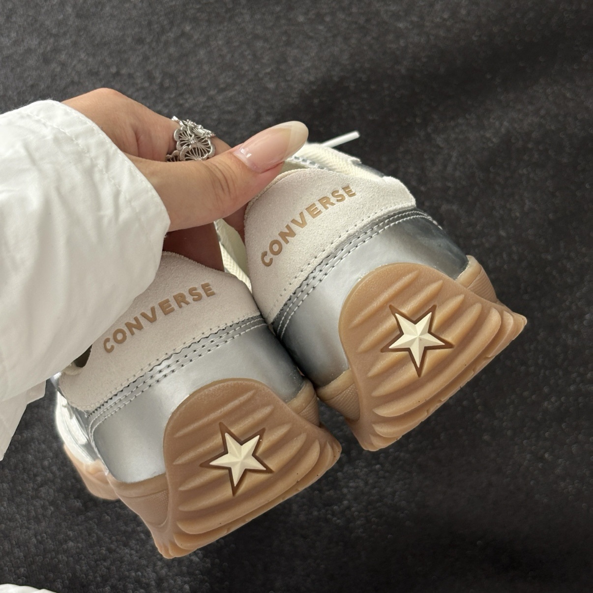 Converse未來銀流星鞋✨