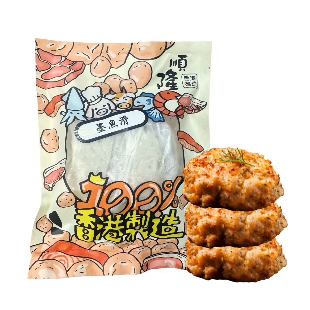 Organic Mama - 香港製造粒粒鮮墨魚滑 (200g) (MA251)