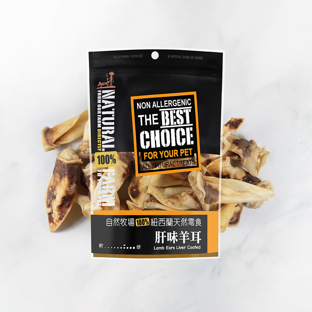 天然寵物零食．肝味羊耳