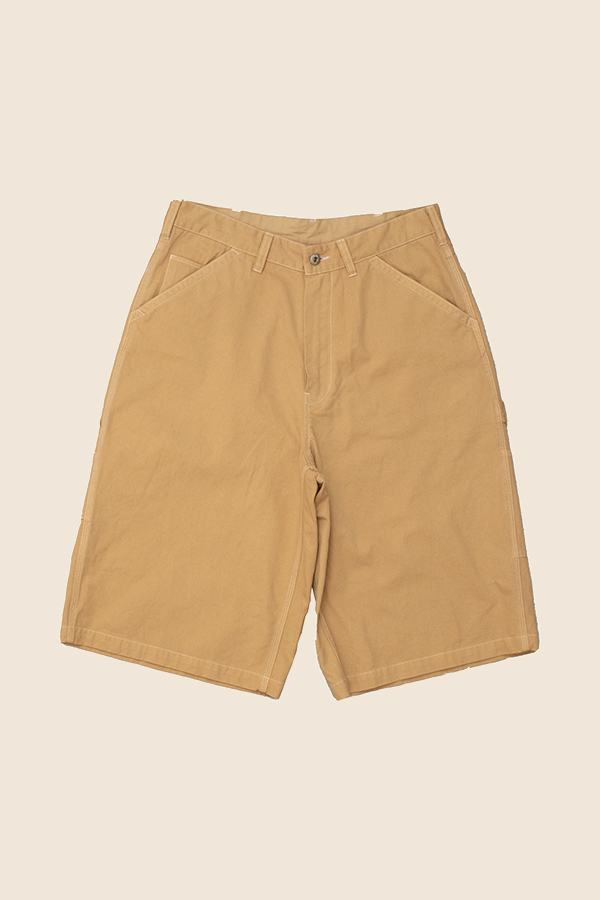 UNIVERSAL OVERALL -  卡其寬版短褲