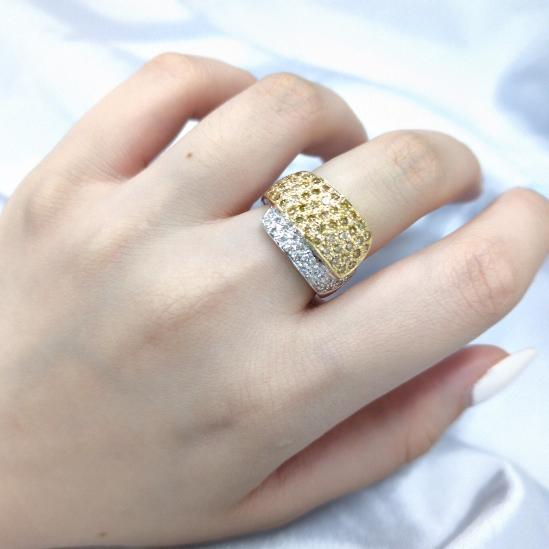 18K White Gold 1.10ct Diamond Ring