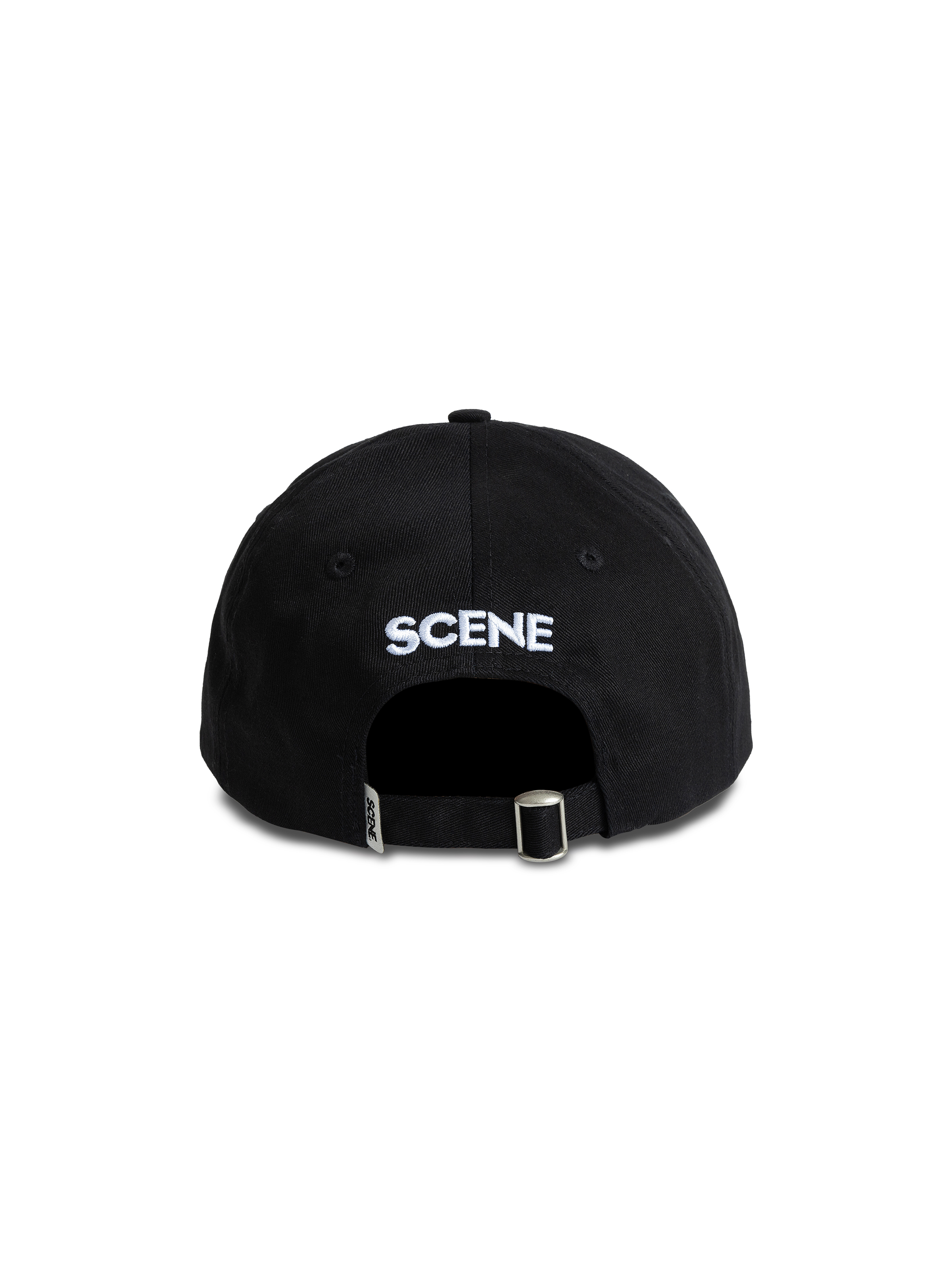 SC PATCH DISTRESSED CAP // BLK