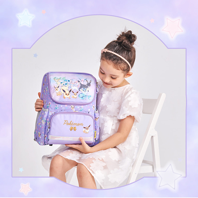 IMPACT 怡寶 寶可夢超輕羽量型護脊書包-粉紫 IMPKM6022PL