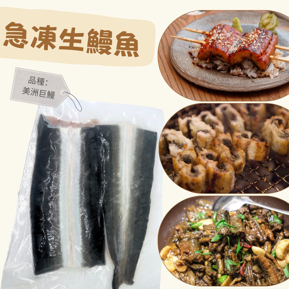 Organic Mama - 急凍去骨生鰻魚 原條切半(450g) (MA254)