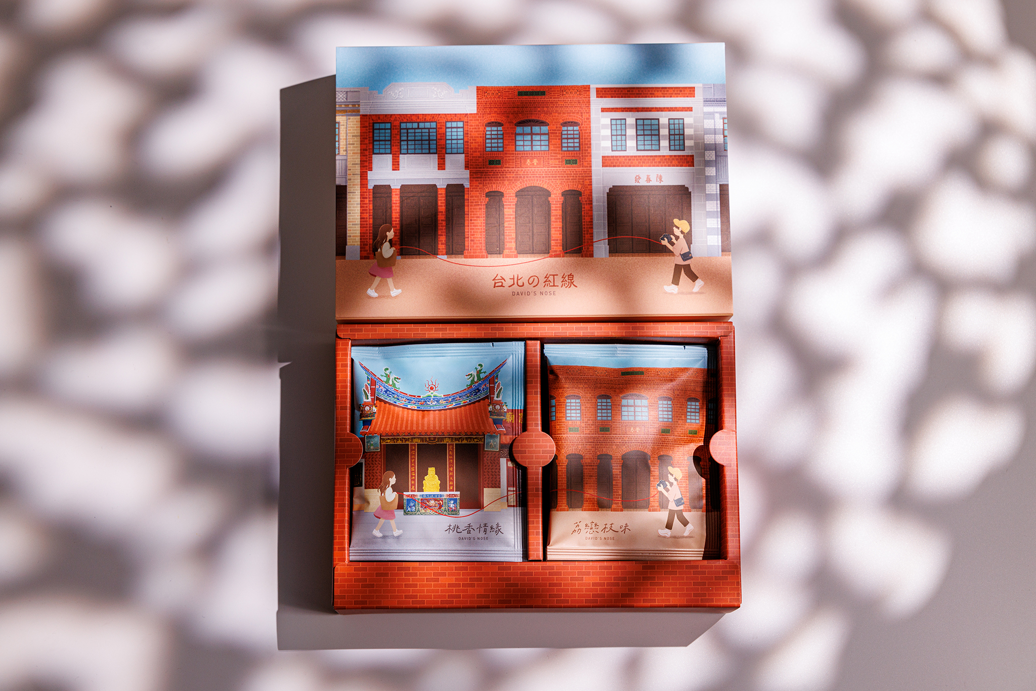 台北的紅線(台北の紅線) 咖啡禮盒(內含兩款咖啡，各四包)