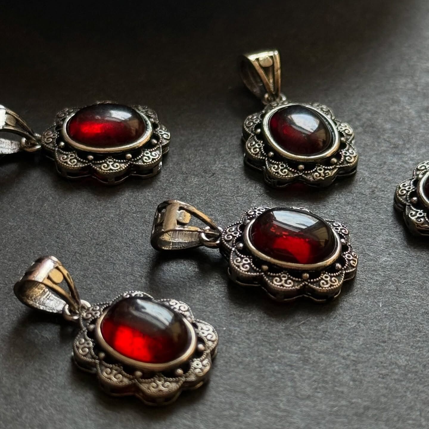 [原石] 石榴石 項鏈吊墜