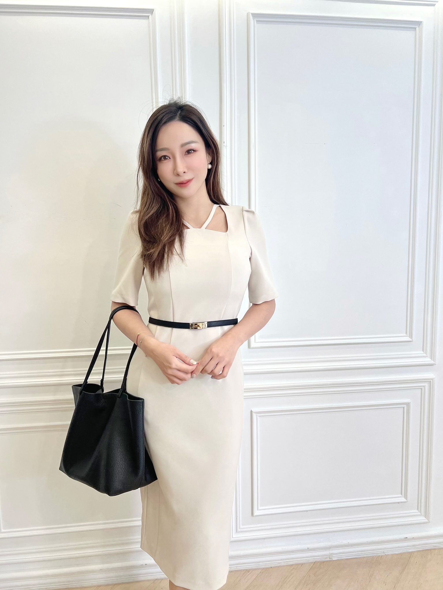 軟皮革大容量肩背包