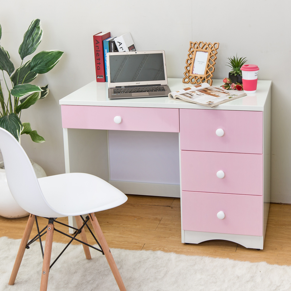 南亞塑鋼-貝妮3.4尺塑鋼書桌