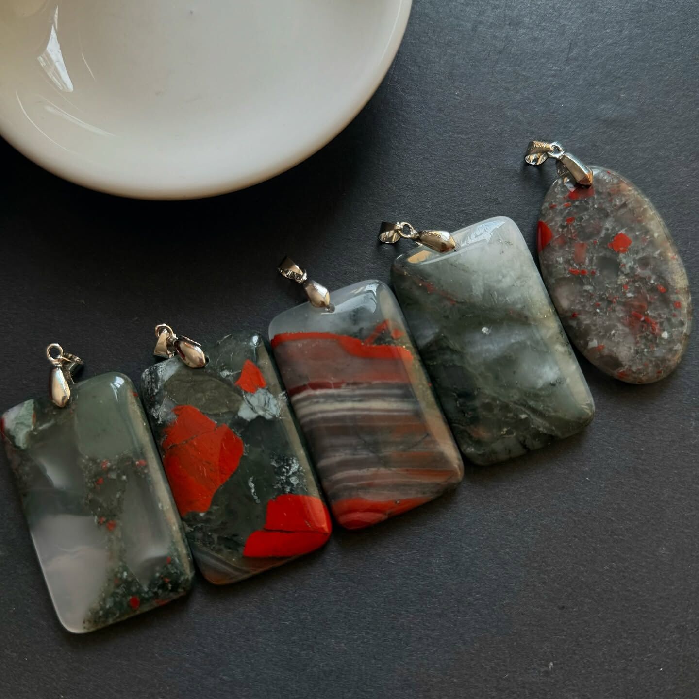 [原石] 龍血石 項鍊吊墜