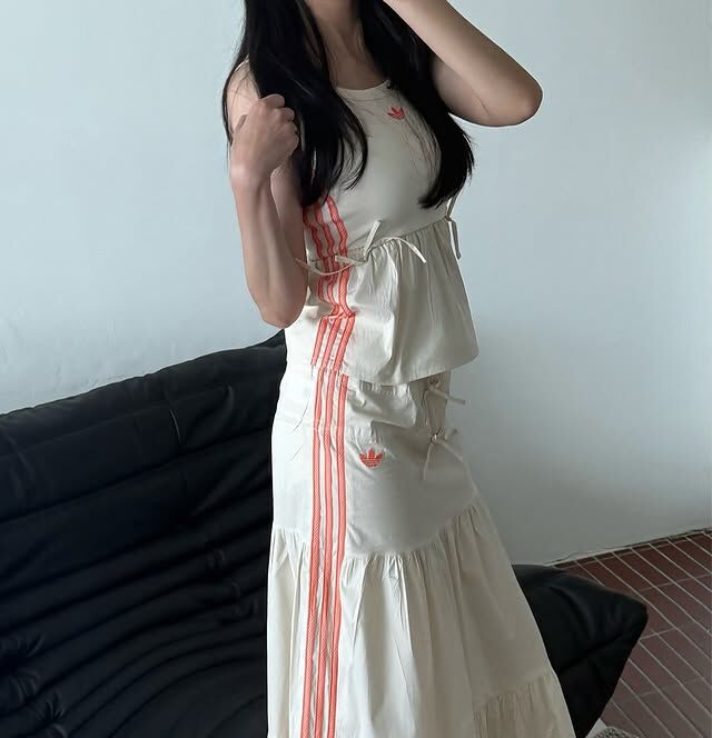 ADIDAS OG 撞色蝴蝶結小背心 2色