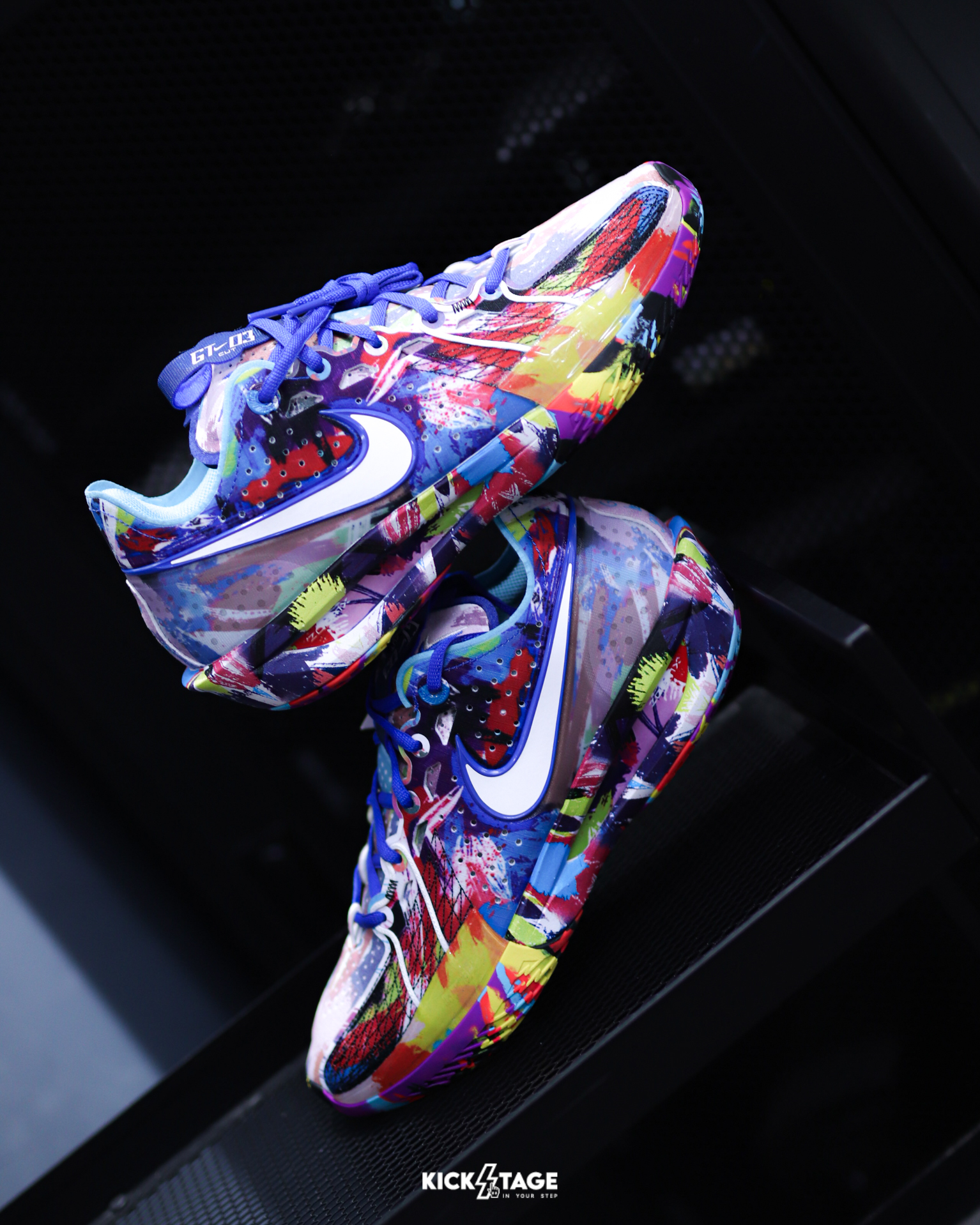 [連線代購不退換]  JEWELL LOYD x NIKE GT CUT 3 XDR 潑墨 耐磨大底 彩色 潑漆 氣墊 緩震 實戰鞋【IF2522-100】GTCUT