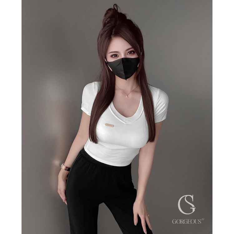 G9632 現貨「2.0'VV好胸BRA TEE」