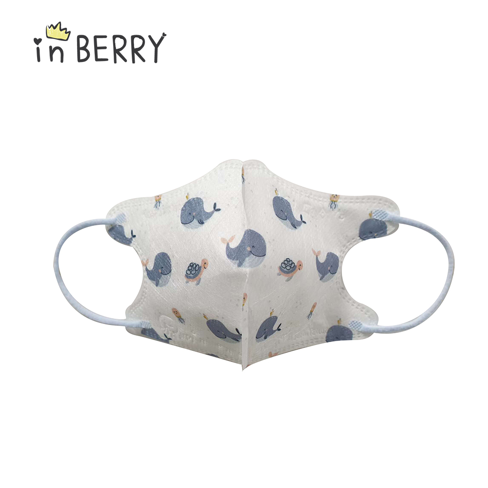 【in BERRY 英貝瑞】幼童/幼幼口罩 10入/ 包 *幼幼款 1~3Y - 海洋之心