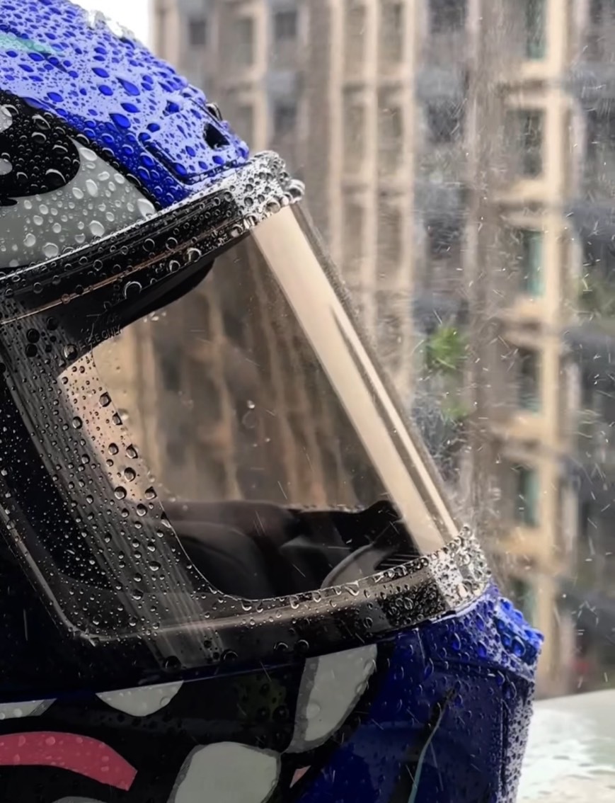 AIRWIPER安全帽超高疏水外貼片