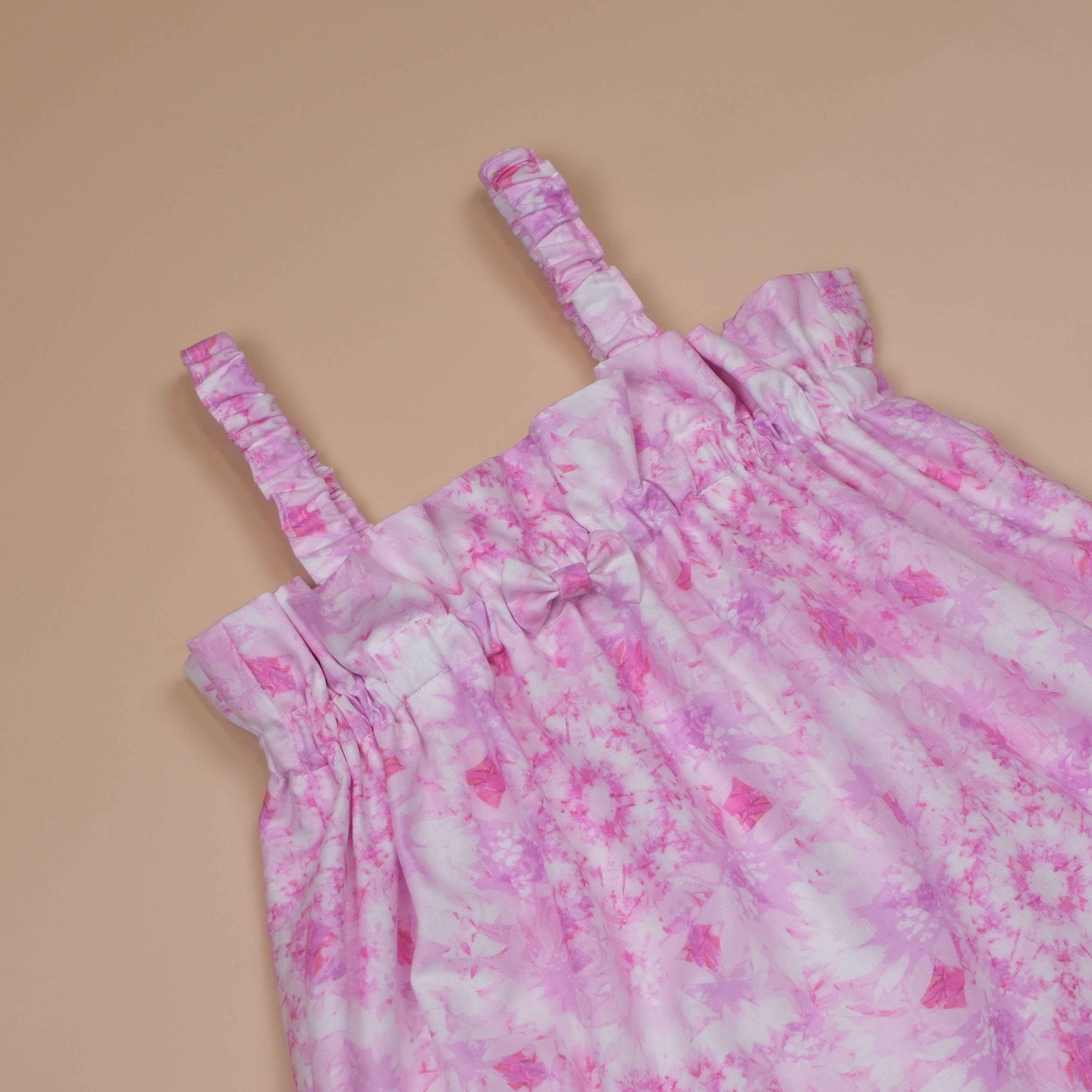 哈娜魯魯Hana-Lulu 夏日渲染洋裝｜珊瑚粉