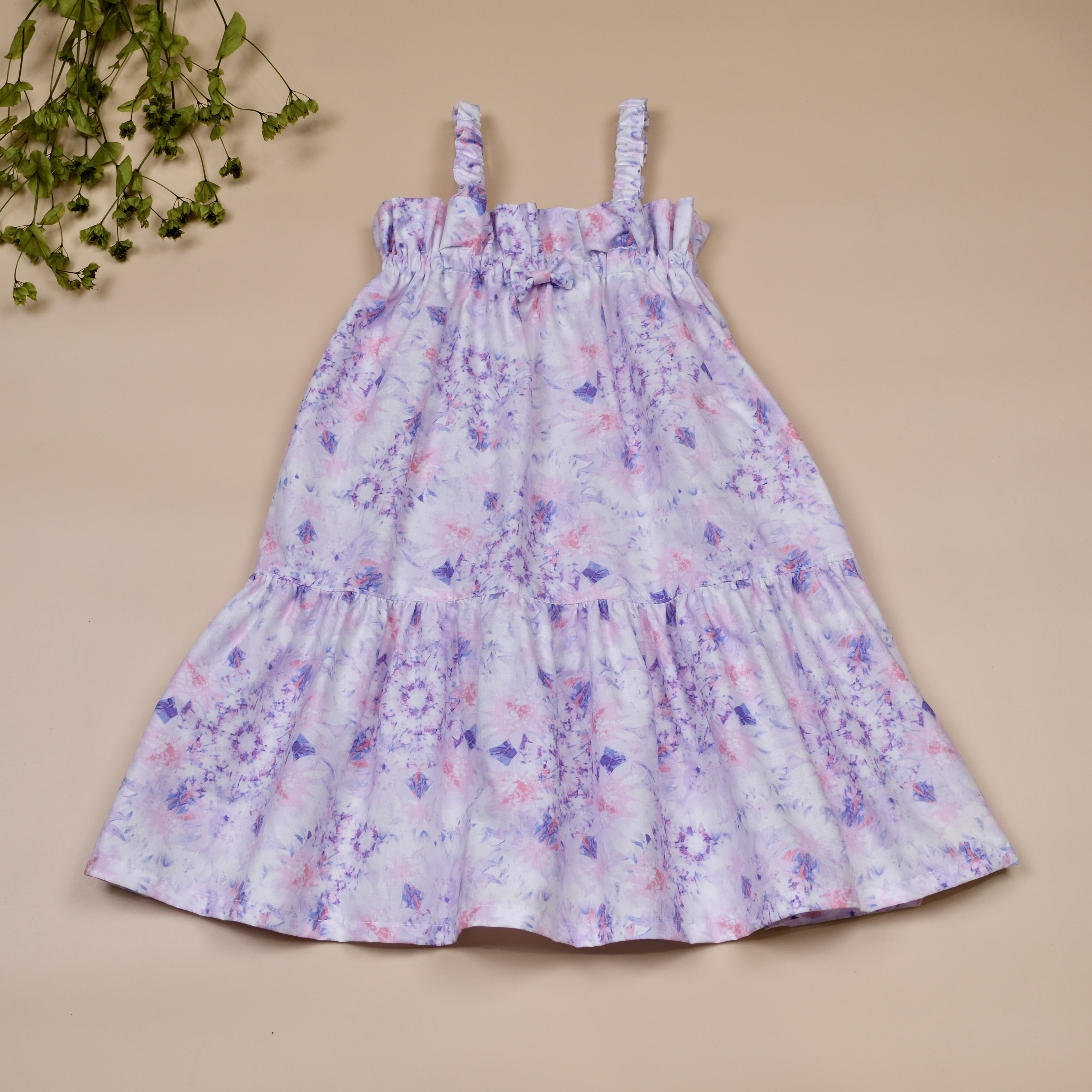 哈娜魯魯Hana-Lulu 夏日渲染洋裝｜薰衣草紫