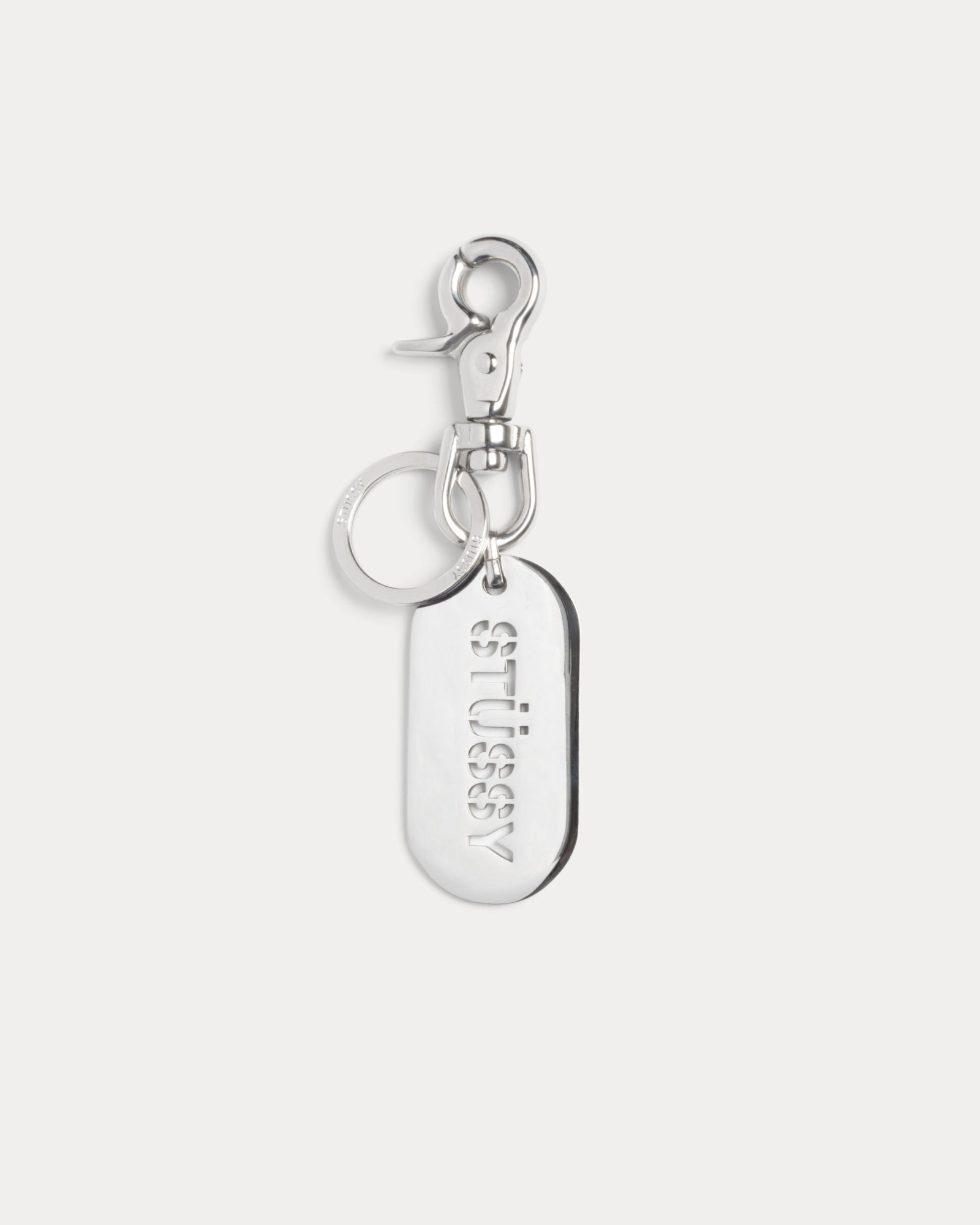 2025AW STUSSY METAL TAG KEYCHAIN 金屬 狗牌 腰飾 鑰匙圈 現貨 138959