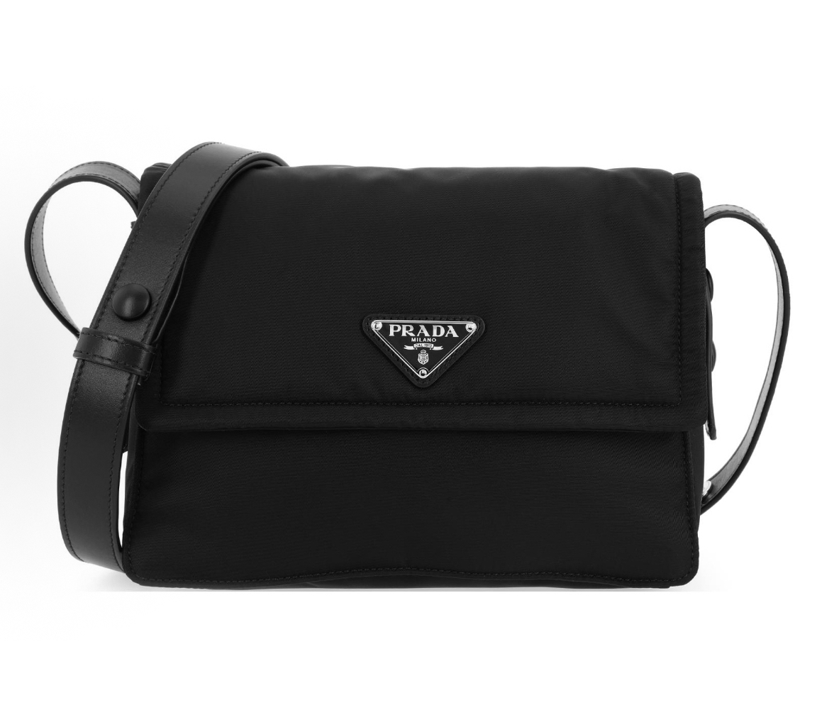 Prada Traveller Re-Nylon 小號夾棉肩背袋