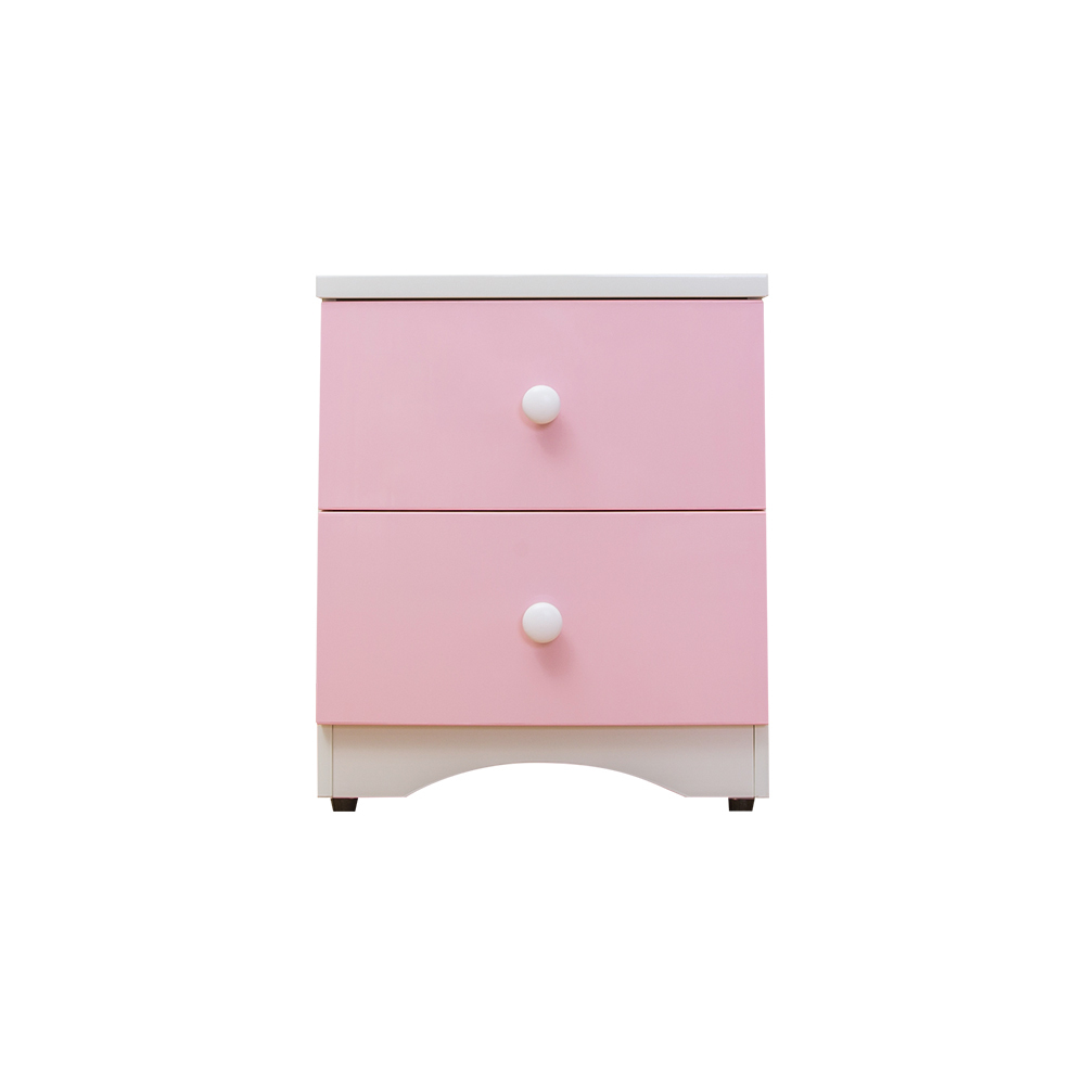 南亞塑鋼-貝妮1.5尺塑鋼二抽床頭櫃