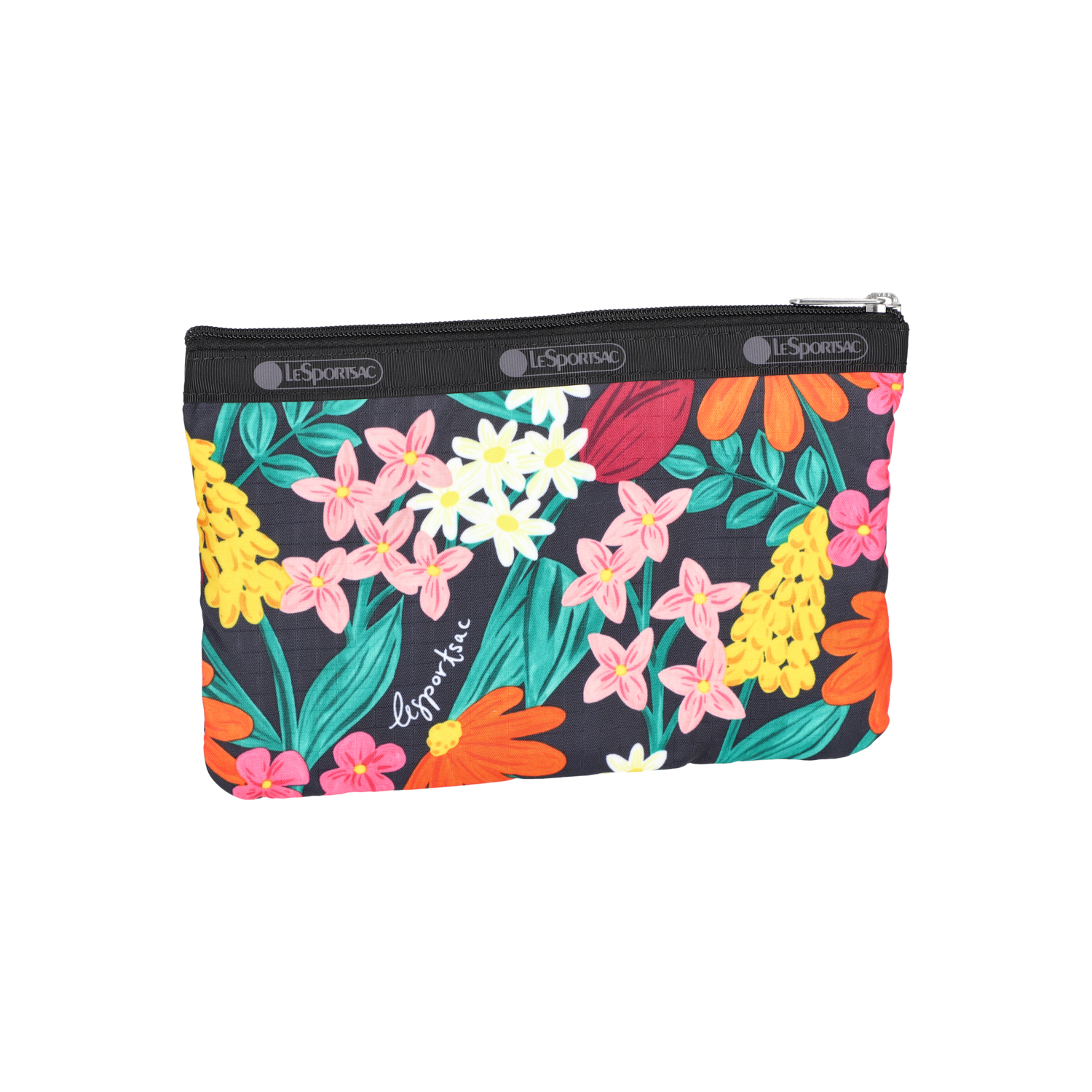 3-ZIP COSMETIC (BRIGHT GARDEN BLOOMS)