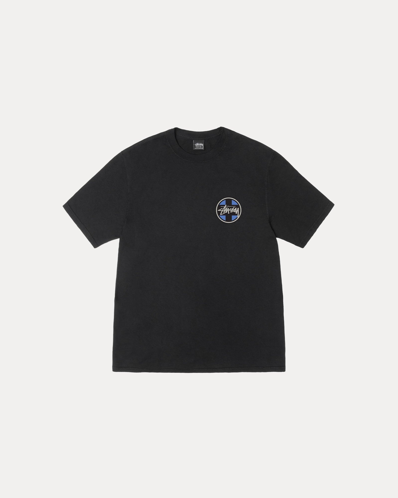 2025SS STUSSY CROSS DOT TEE PIGMENT DYED 十字 交叉點 水洗 短T 現貨 1905112