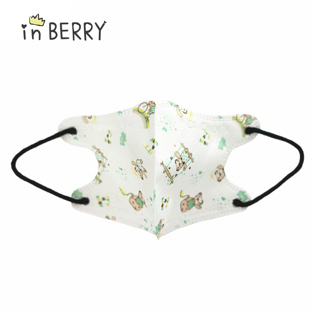 【in BERRY 英貝瑞】幼童/幼幼口罩 10入/ 包 *幼幼款 1~3Y - 熊厲害