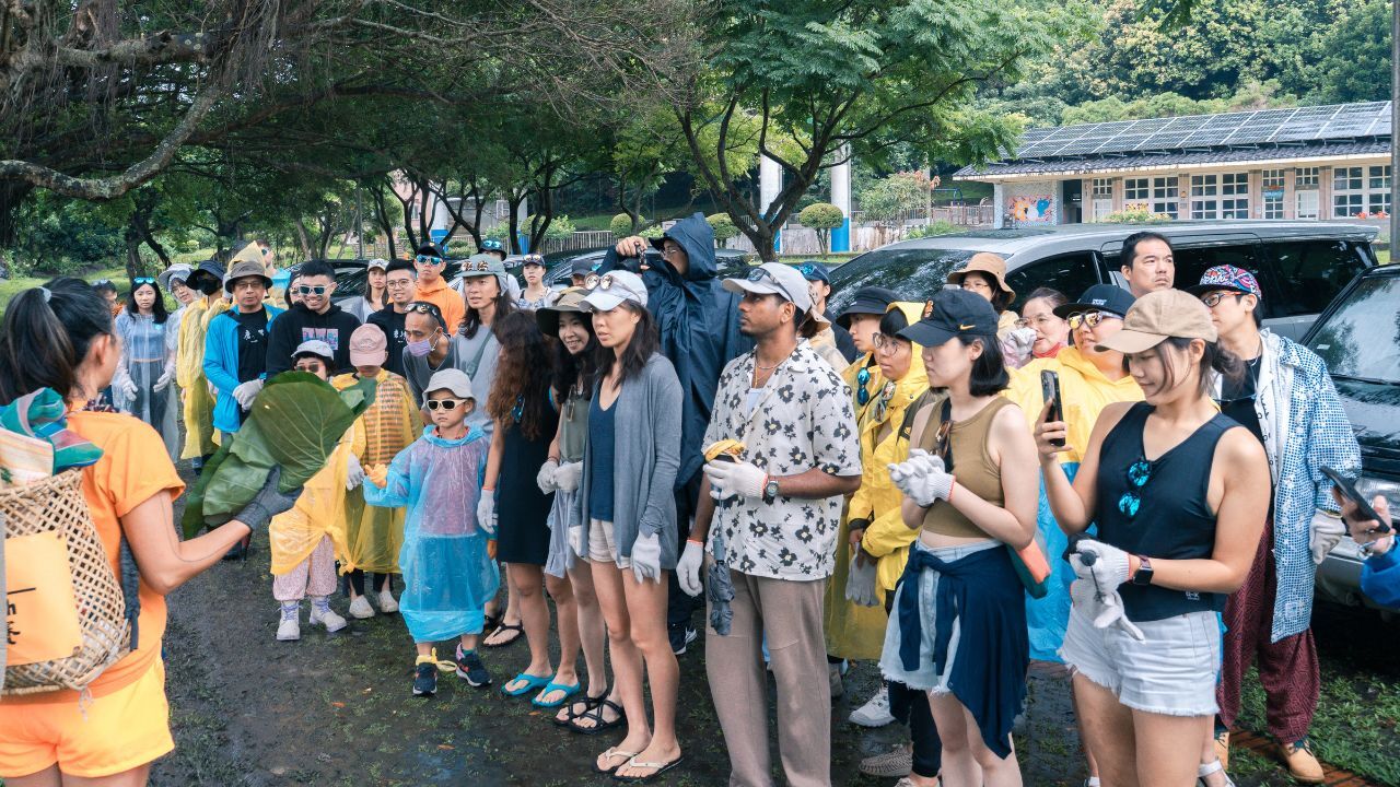 準備出發淨灘地點