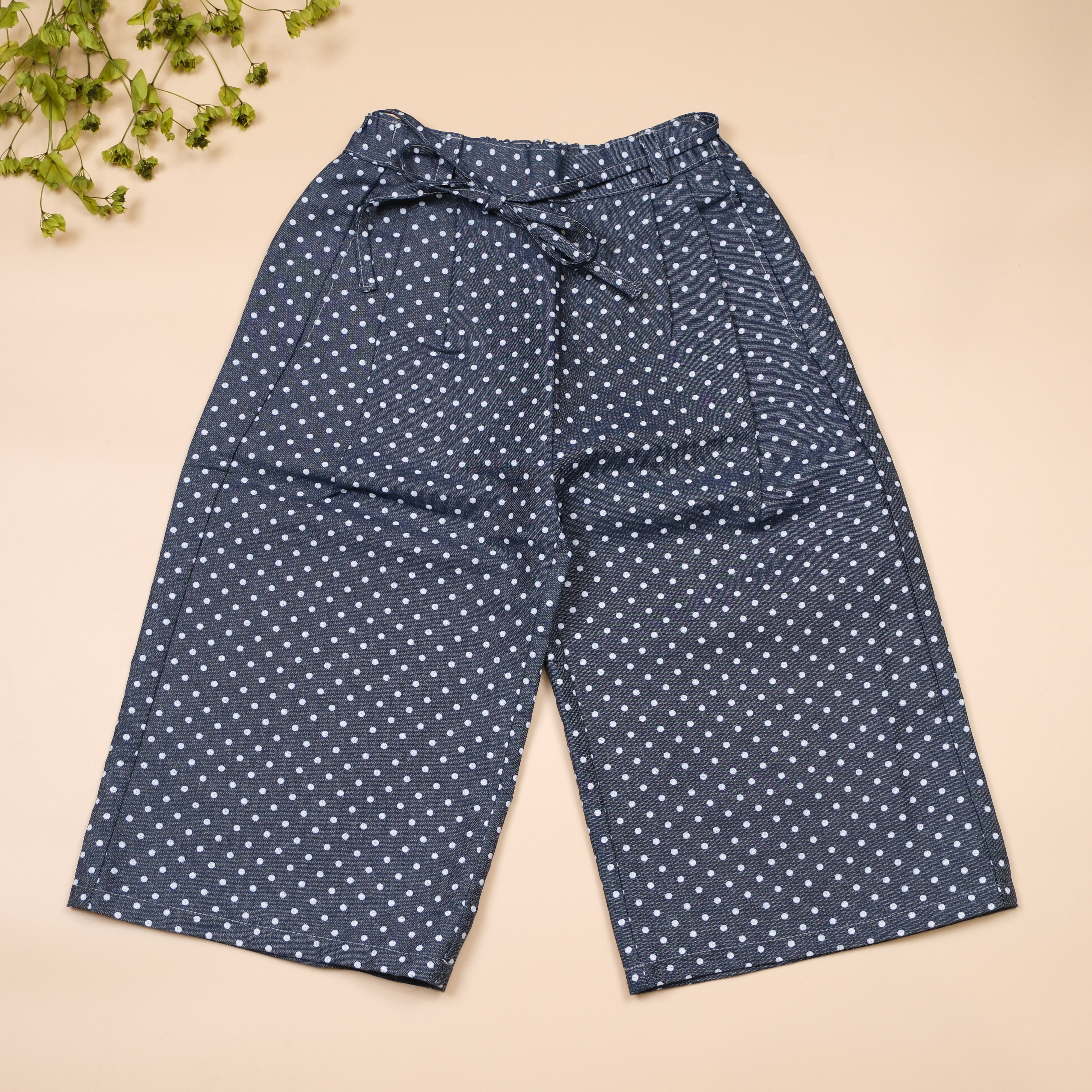 晃悠系列 ᯽ 點點 ᯽ 高腰寬長褲