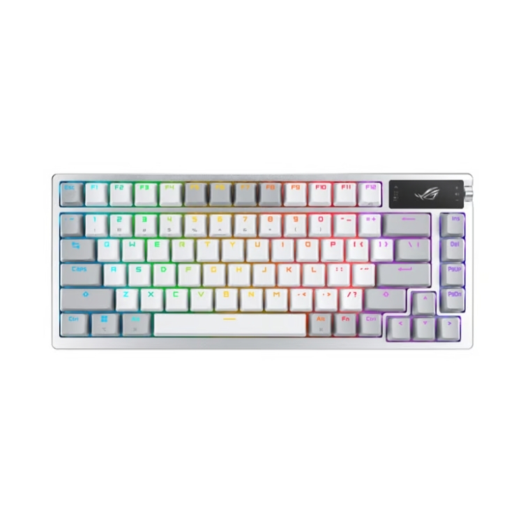 ASUS ROG Azoth NX 無線機械遊戲鍵盤 白色 (青軸)
