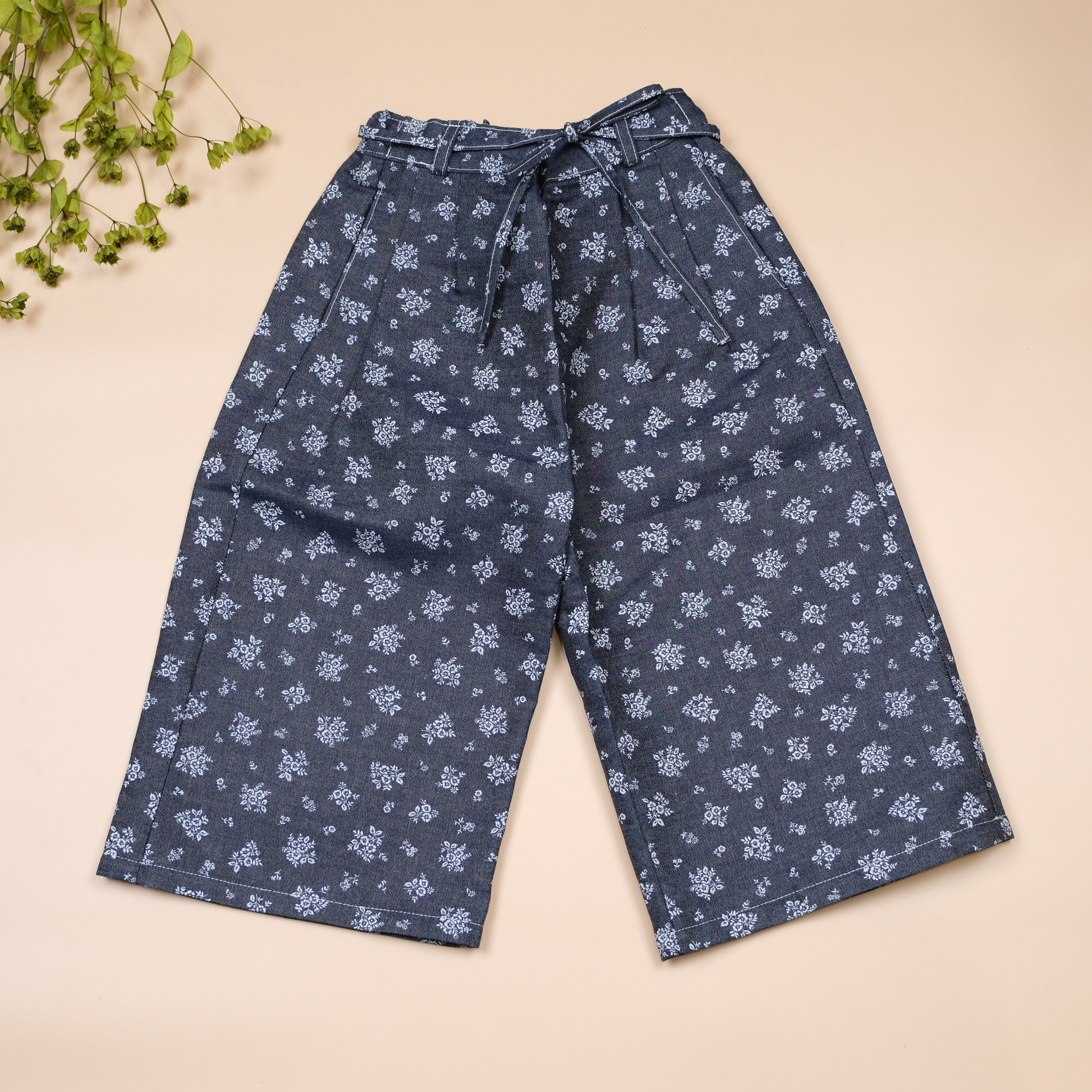 晃悠系列 ᯽ 花束 ᯽ 高腰寬長褲