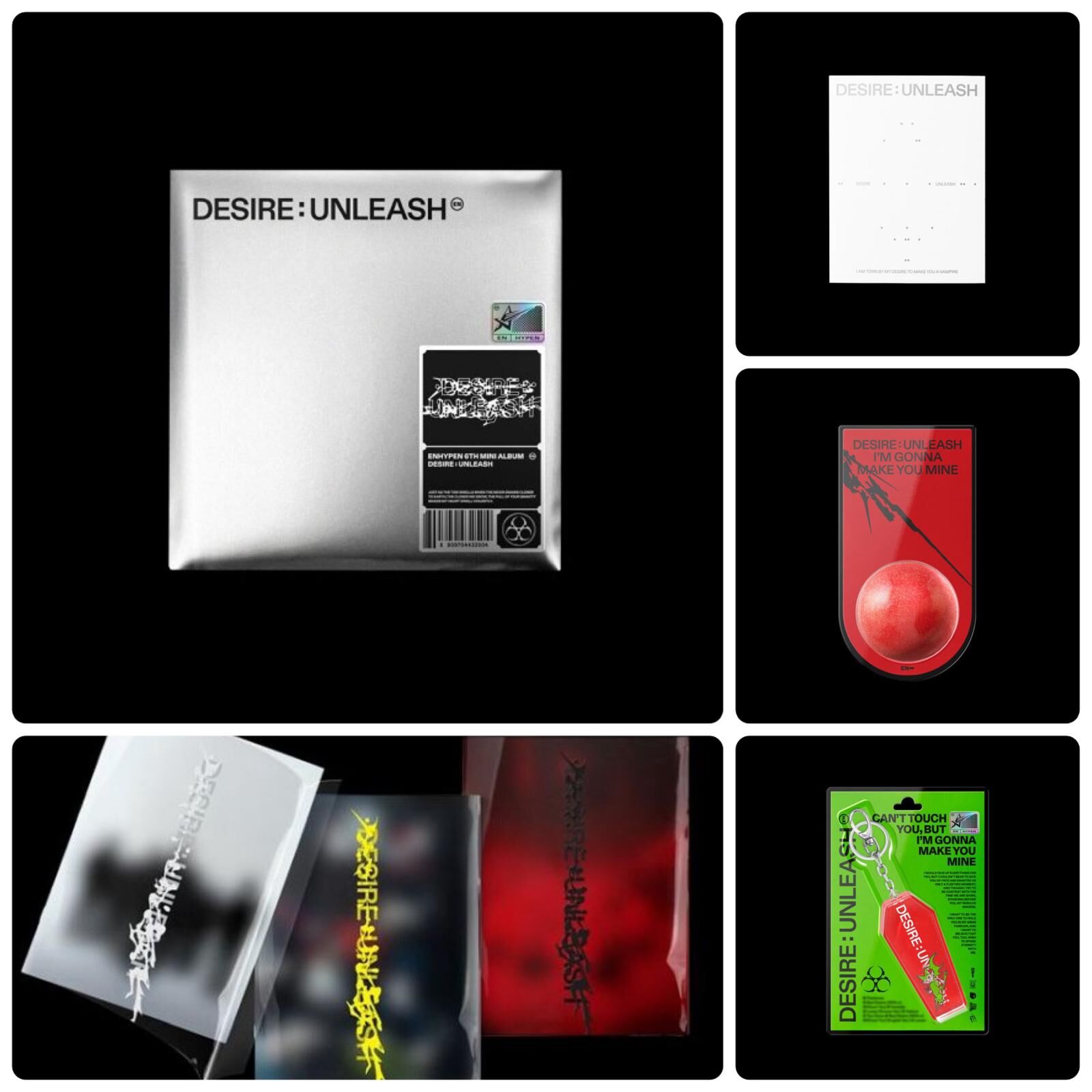 K-POP・アジア ENHYPEN 6TH MINI ALBUM DESIRE: UNLEASH 61tepKY8CNL._UF894,1000_QL80_.jpg