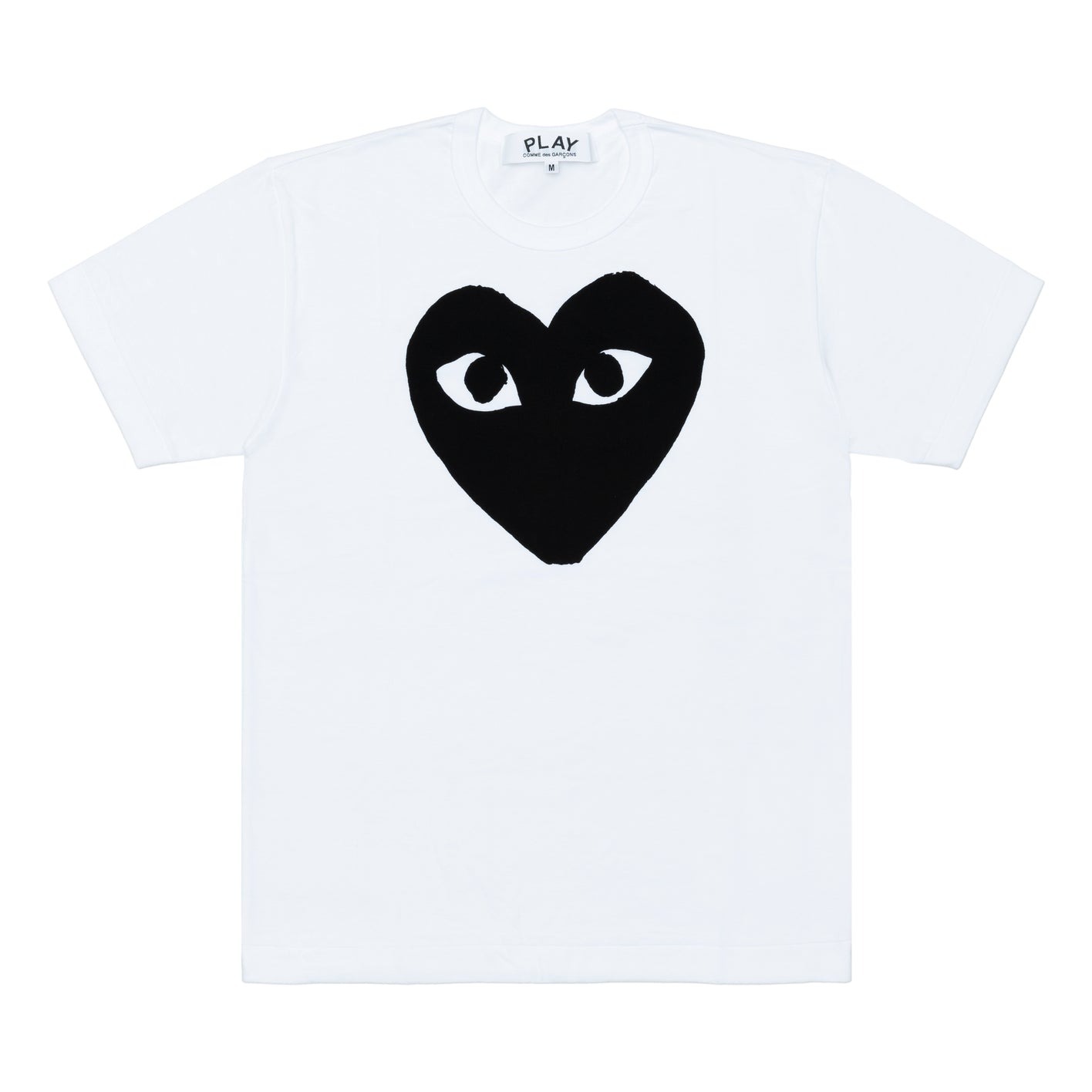 『代購商品』COMME des GARCONS Short PLAY Printed Heart T-Shirt 川久保玲 大黑愛心 短T