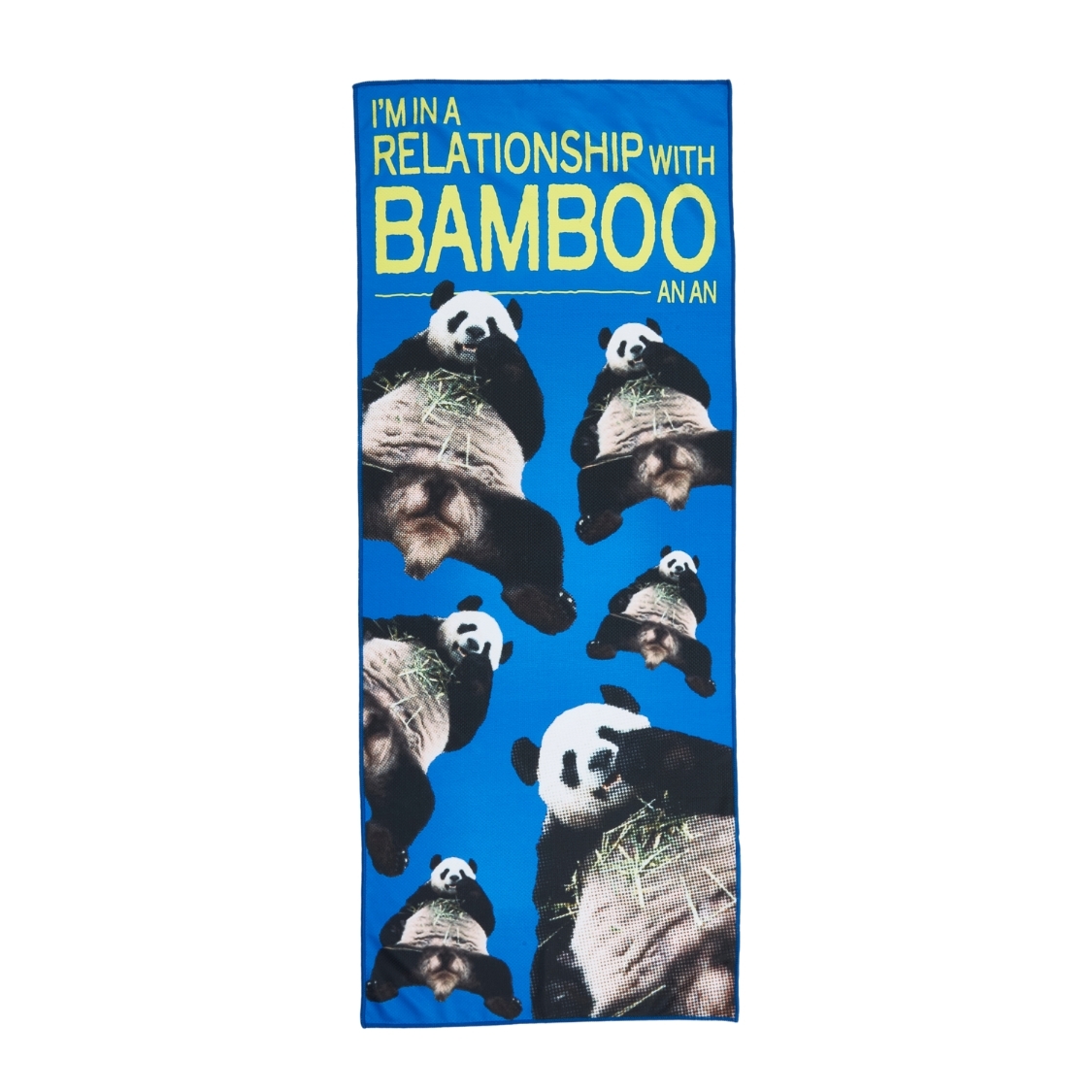 An An Eating Bamboo Cool Towel