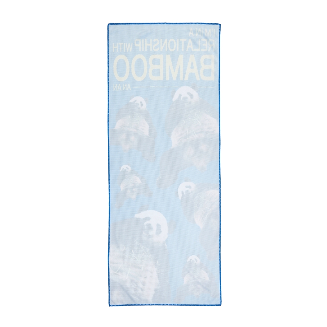 An An Eating Bamboo Cool Towel