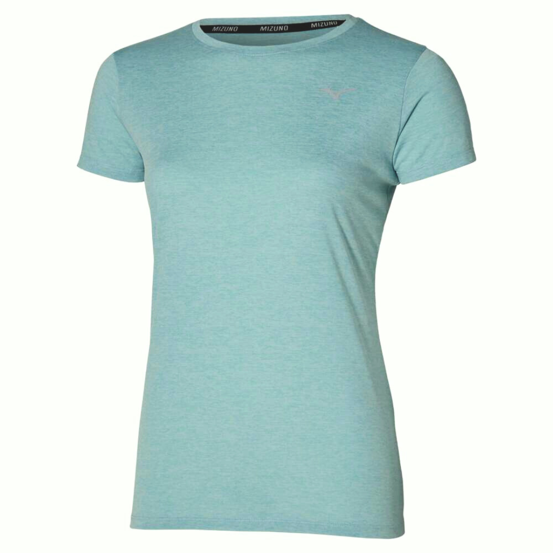 MIZUNO L'IMPULSE CORE TEE 25SS 女裝運動衫 天藍色