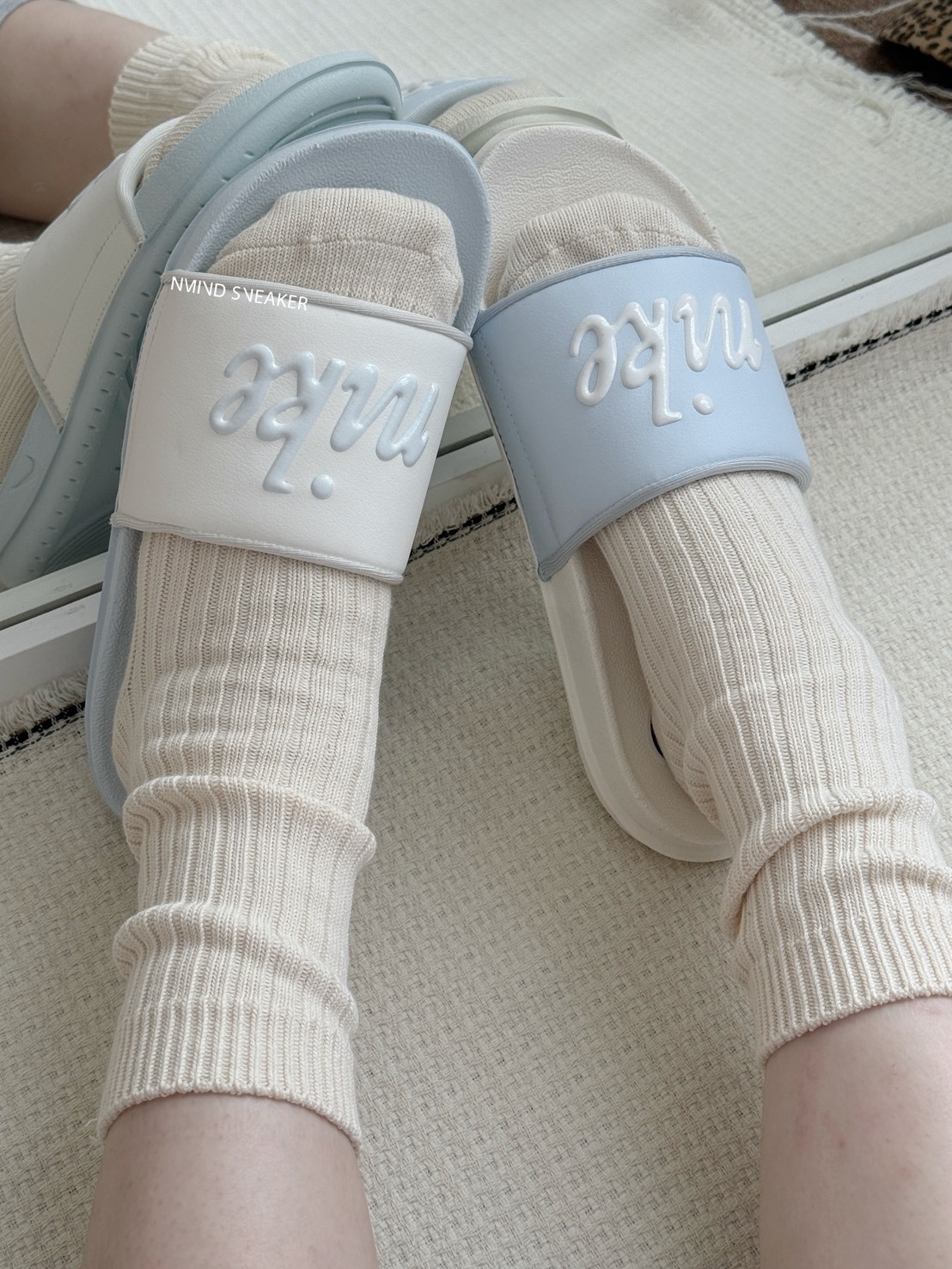 Nike OFFCOURT SLIDE 藍莓奶昔 女款