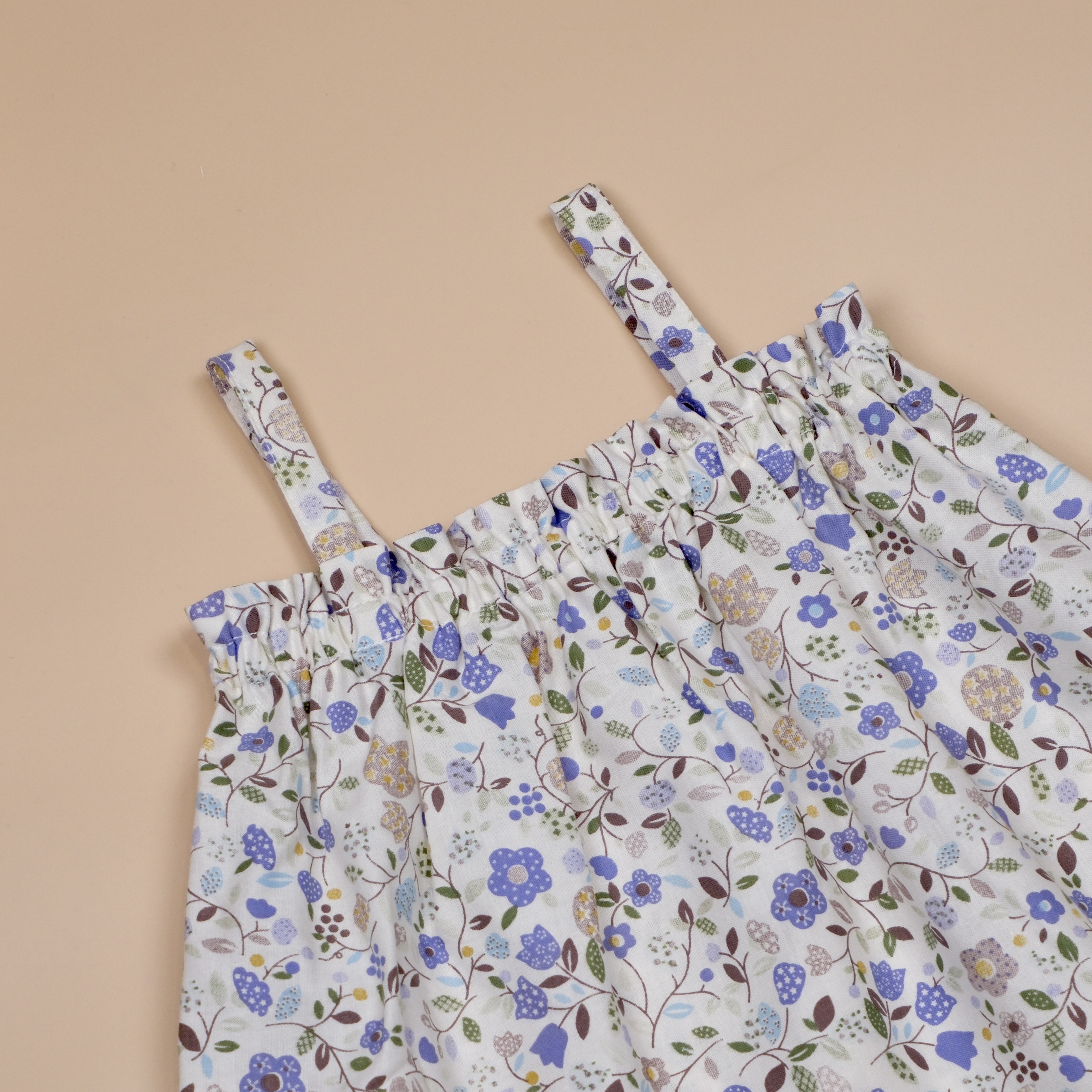 槐夏系列 ᯽ 紫色 ᯽ 手作女童細肩吊帶上衣