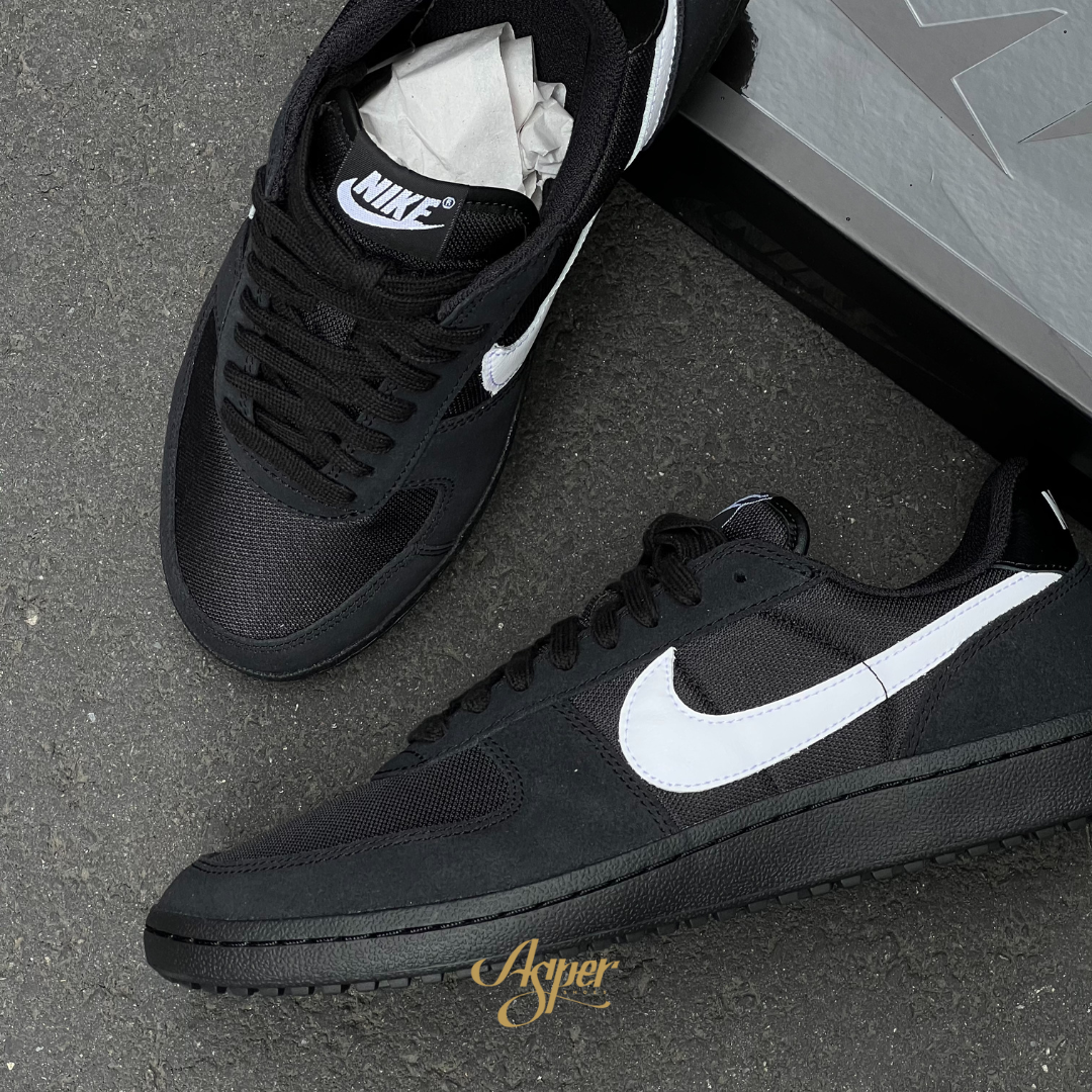 NIKE FIELD GENERAL 黑白 麂皮 復古 德訓鞋 男鞋 HF3165-001 V