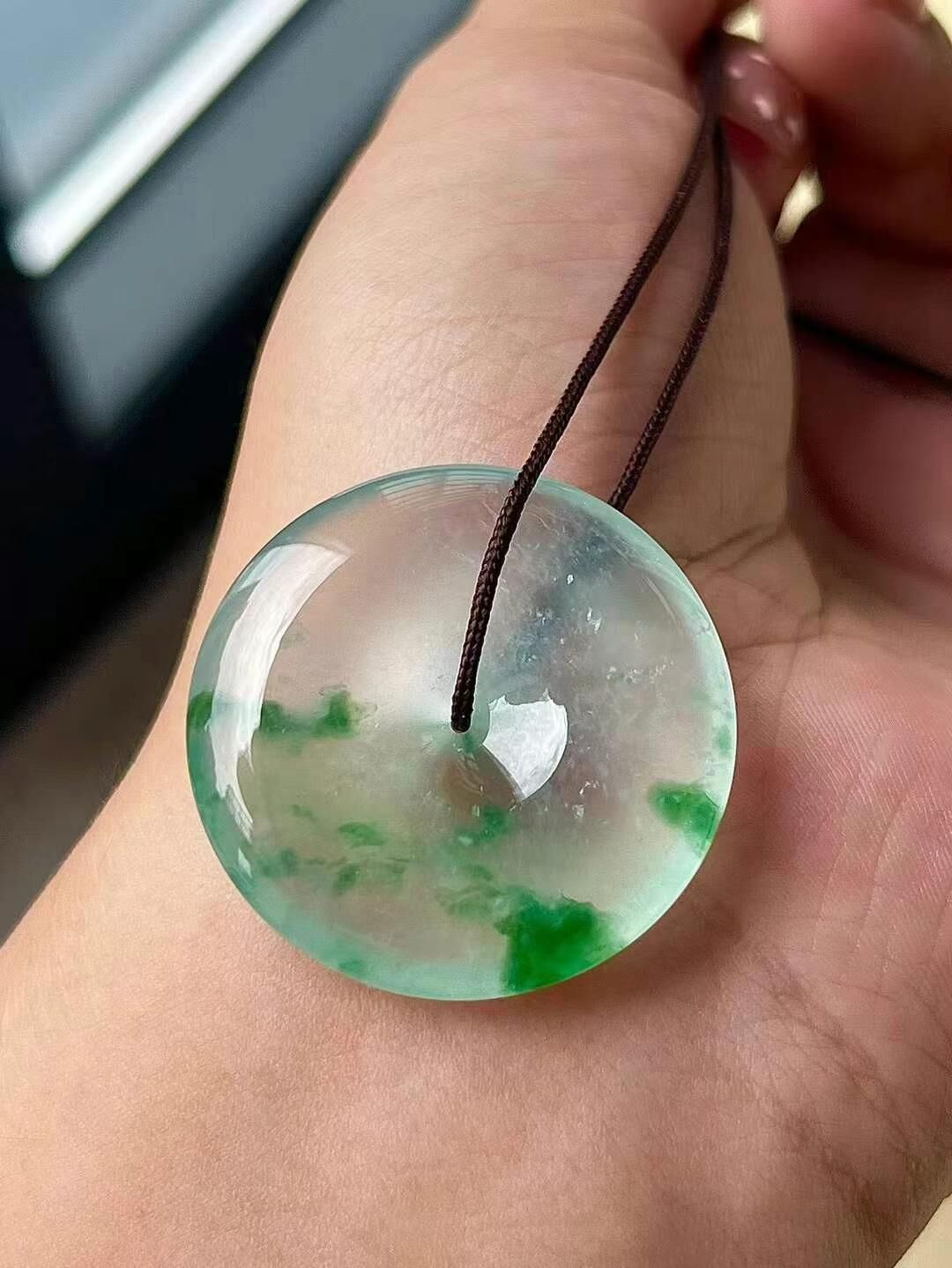 529310 翡翠平安扣 (30.7mm直徑)