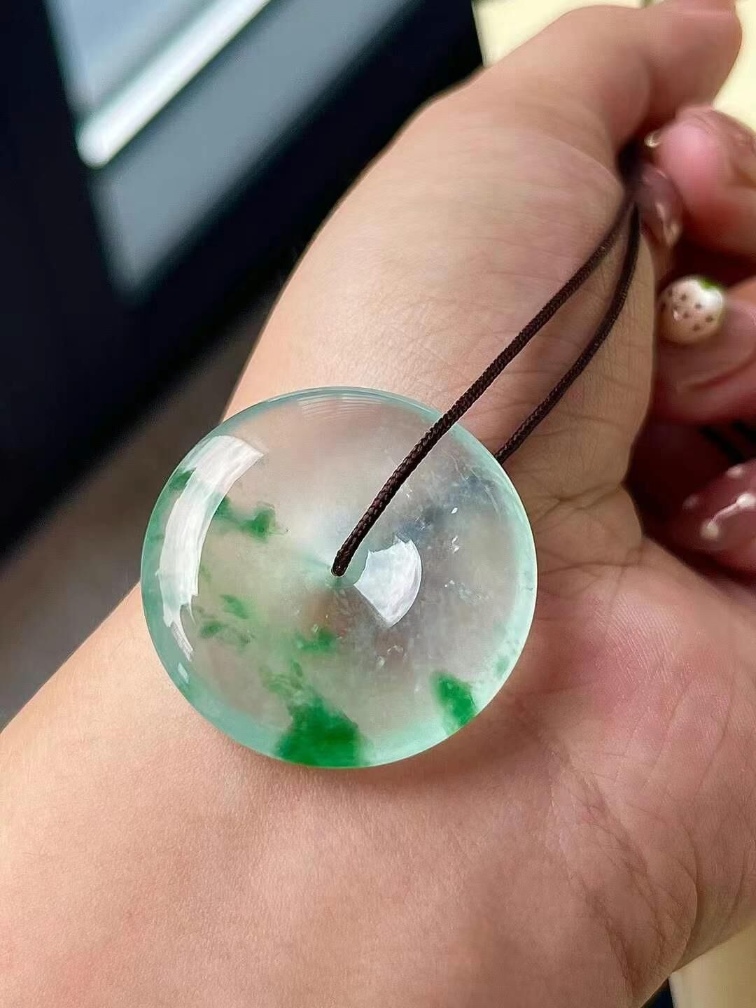 529310 翡翠平安扣 (30.7mm直徑)