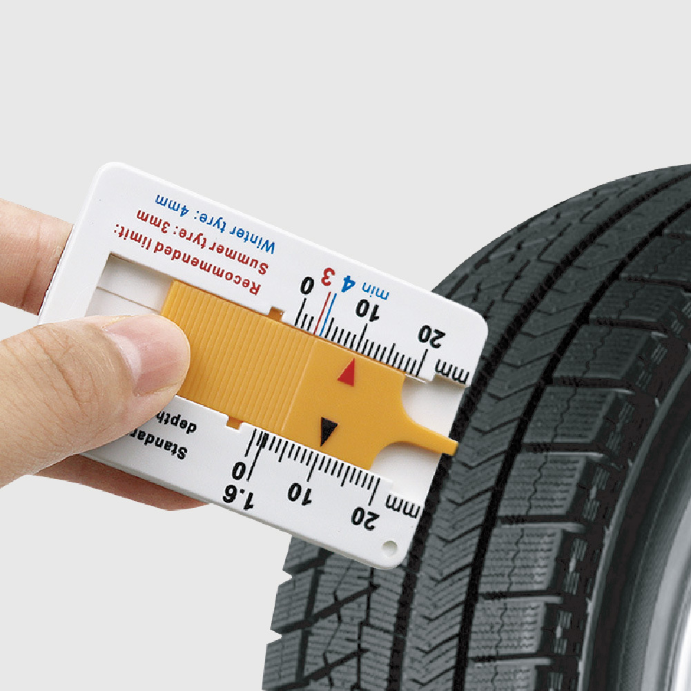 戶外用品｜攜帶式輪胎紋深度尺