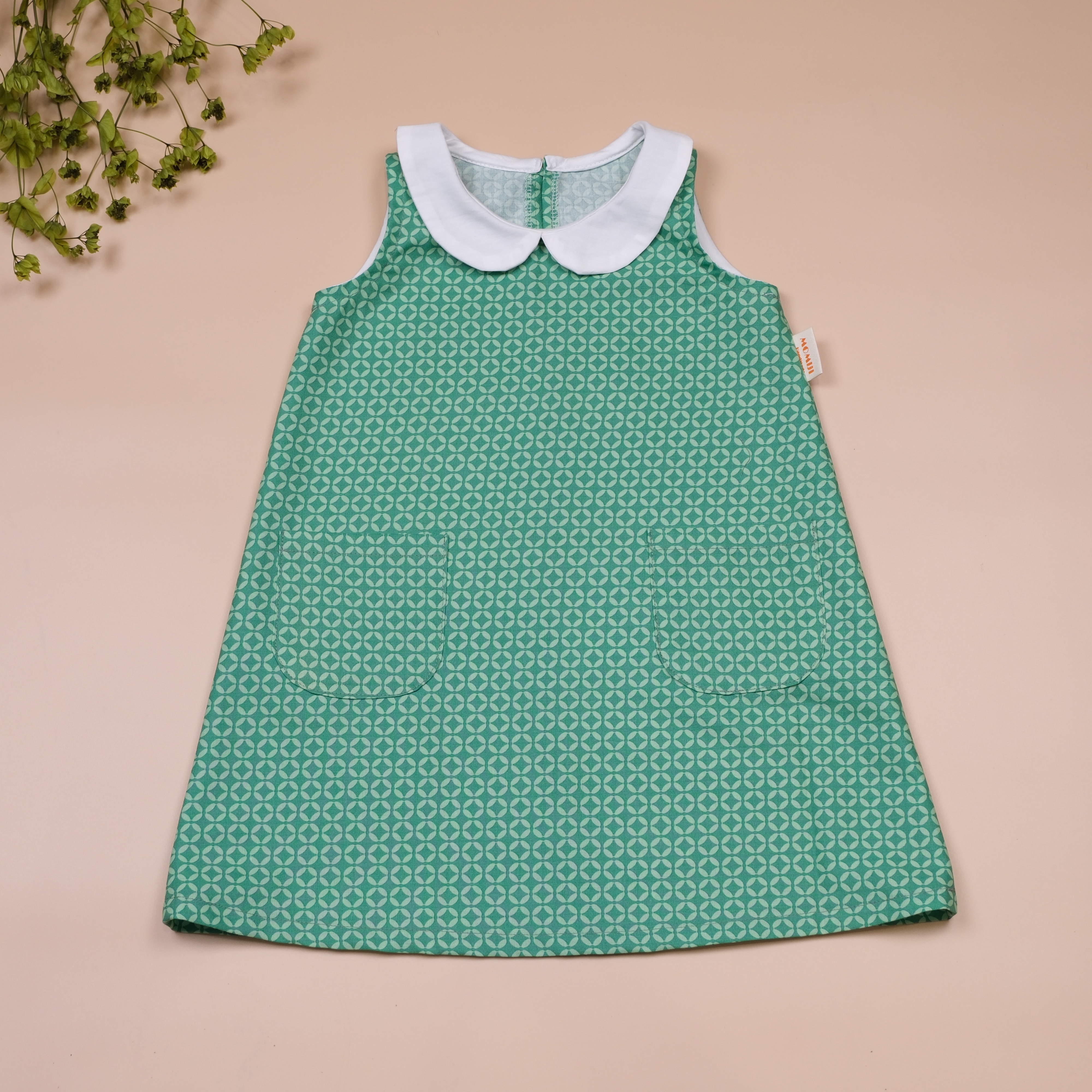 復古系列 Retro Garden ❁ 夏日窗花 ❁ 手作女童無袖洋裝