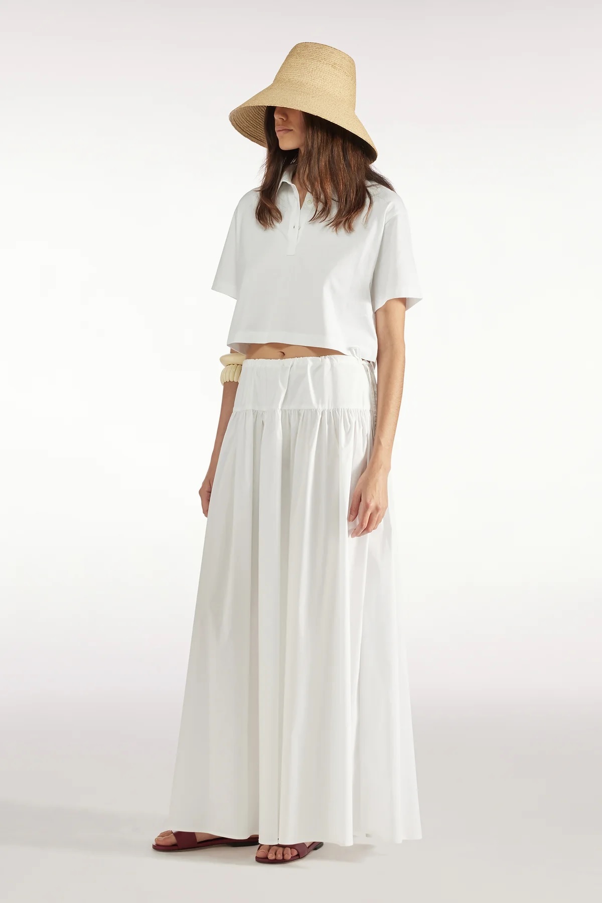 LIVIANA CONTI  POLO短版T(白)